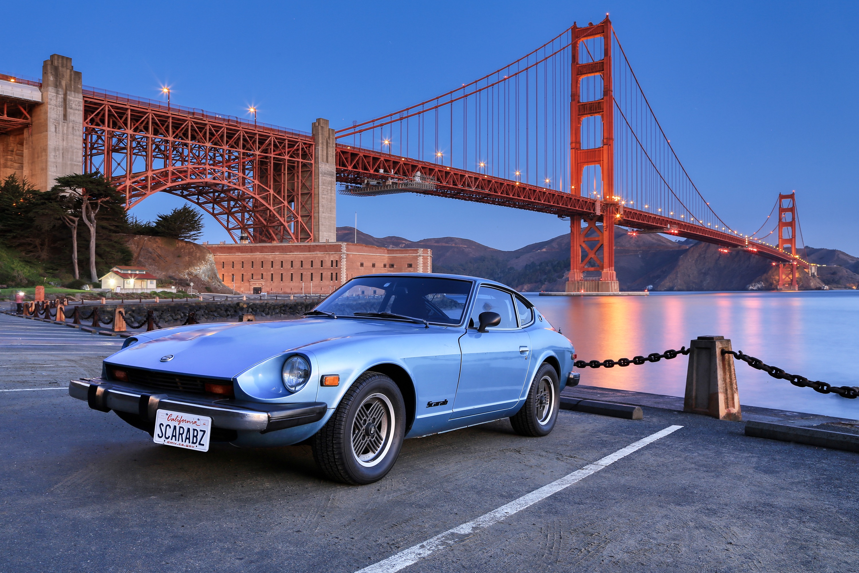 Scarab and Golden Gate Bridge
